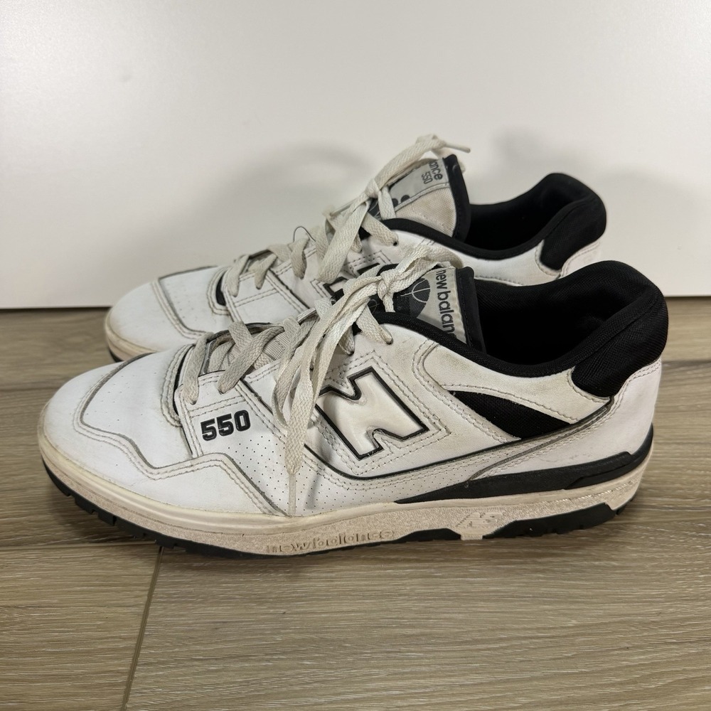 New Balance 550 White Black Men's Size 10.5 D BB550HA1 Panda